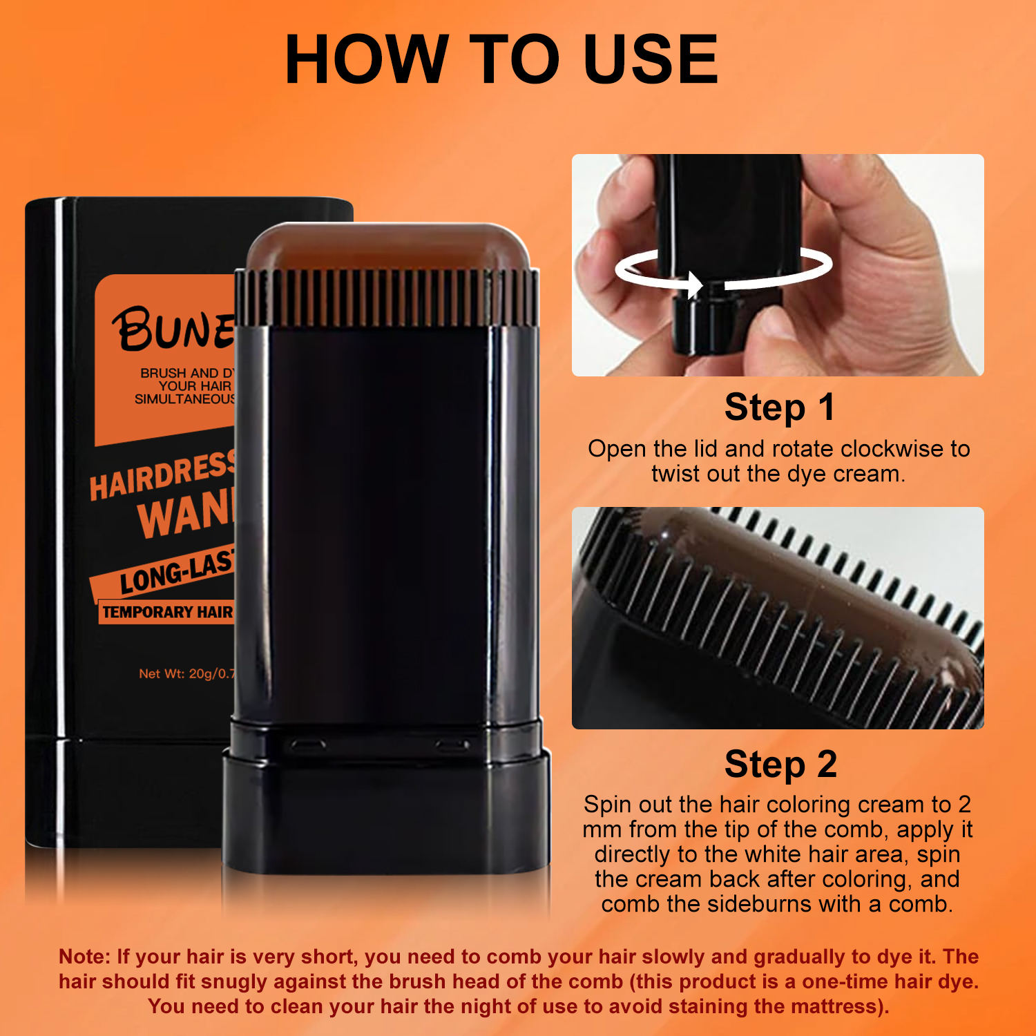 Water Proof Hair dye Color