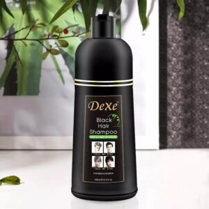 Dexe Natural Hair Color Dye Shampoo 400ml Bottle