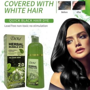 Dexe Herbal Bubble Dye is an innovative 3-in-1 hair color and cleansing shampo
